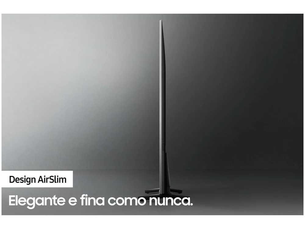 Smart TV Samsung Crystal 60 Polegadas 4K, UHD, Design Slim, Som Em Movimento, Virtual Visual, Sem Cabos - 60AU8000 Smart TV Samsung Crystal 60 Polegadas 4K, UHD, Design Slim, Som Em Movimento, Virtual Visual, Sem Cabos - 60AU8000