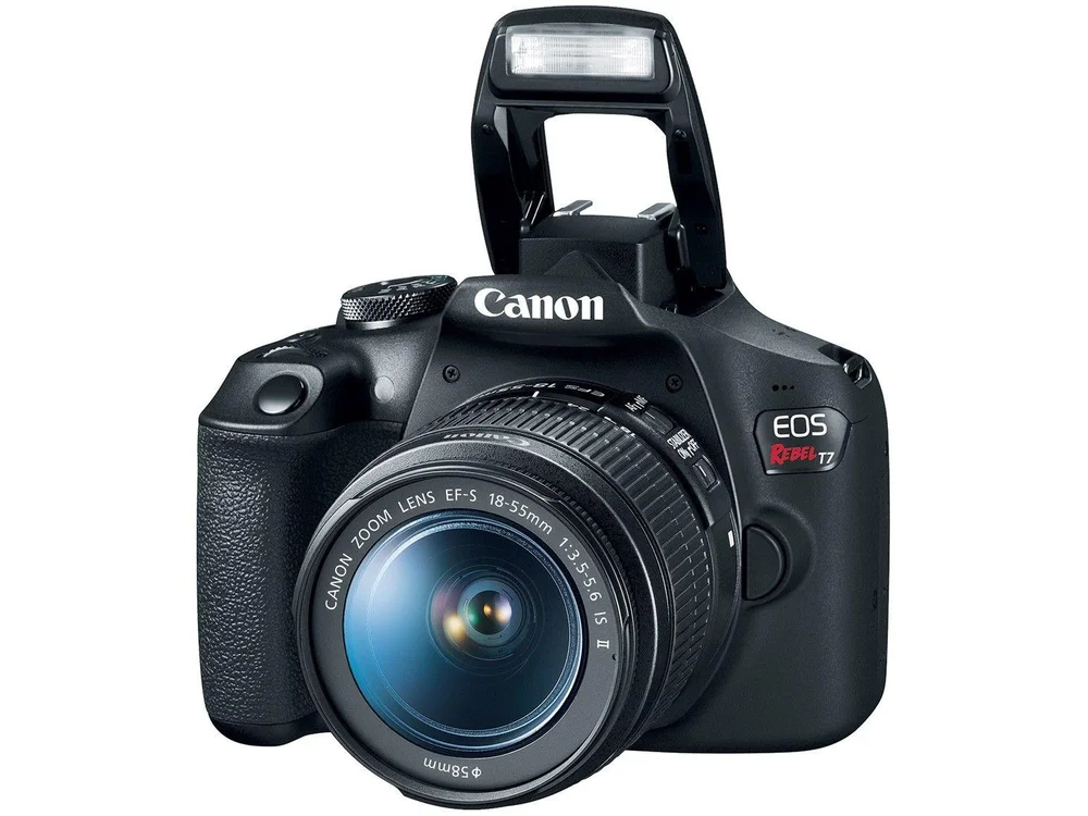 Canon Eos Rebel T7 Plus, Profissional Com Lente 18-55, 24.1 Mega Pixels - 2727c089aa Canon Eos Rebel T7 Plus, Profissional Com Lente 18-55, 24.1 Mega Pixels - 2727c089aa