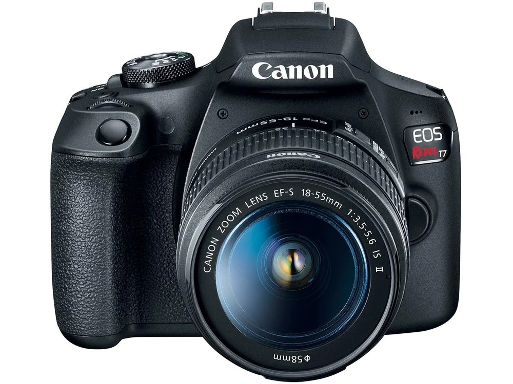 Canon Eos Rebel T7 Plus, Profissional Com Lente 18-55, 24.1 Mega Pixels - 2727c089aa Canon Eos Rebel T7 Plus, Profissional Com Lente 18-55, 24.1 Mega Pixels - 2727c089aa