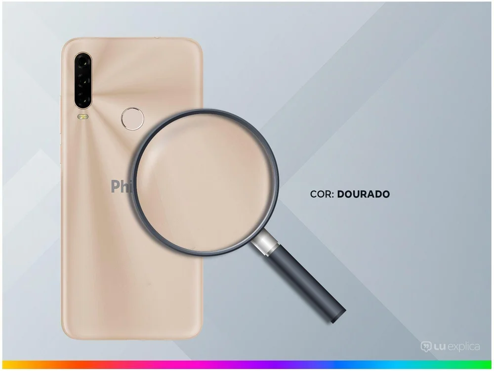 Smartphone Philco Hit P10 128GB, Tela 6.2", Android 10 - Dourado