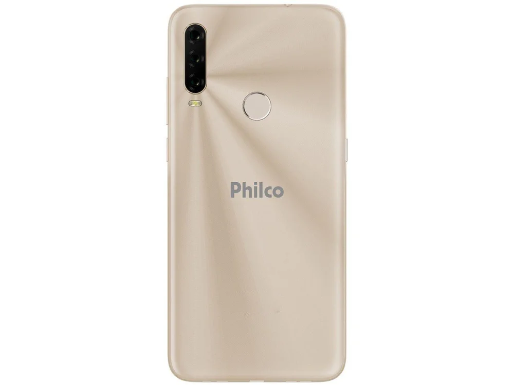 Smartphone Philco Hit P10 128GB, Tela 6.2", Android 10 - Dourado