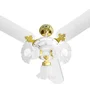 Ventilador De Teto New Zeta 3 Pás De Mdf Laqueadas - Branco - 220V