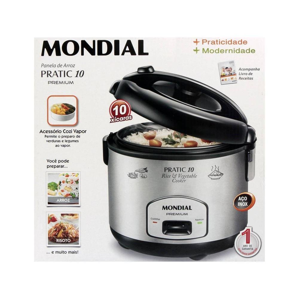 Panela Elétrica de Arroz Mondial Cooker Premium Panela Elétrica de Arroz Mondial Cooker Premium