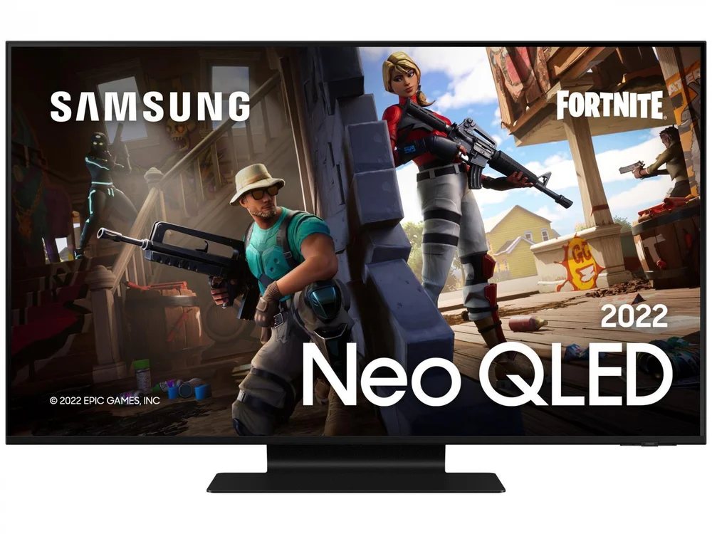 Smart TV Samsung 50 Polegadas QLED 4K, HDMI, Bluetooth, USB, Wi-Fi, 144hz, Processador Com IA - 50QN90B Smart TV Samsung 50 Polegadas QLED 4K, HDMI, Bluetooth, USB, Wi-Fi, 144hz, Processador Com IA - 50QN90B