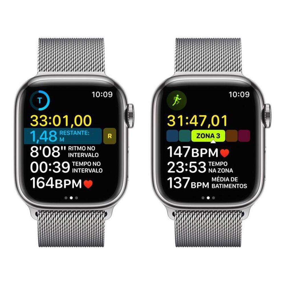Apple Watch Series 8 41mm GPS + Cellular Caixa | KaBuM!
