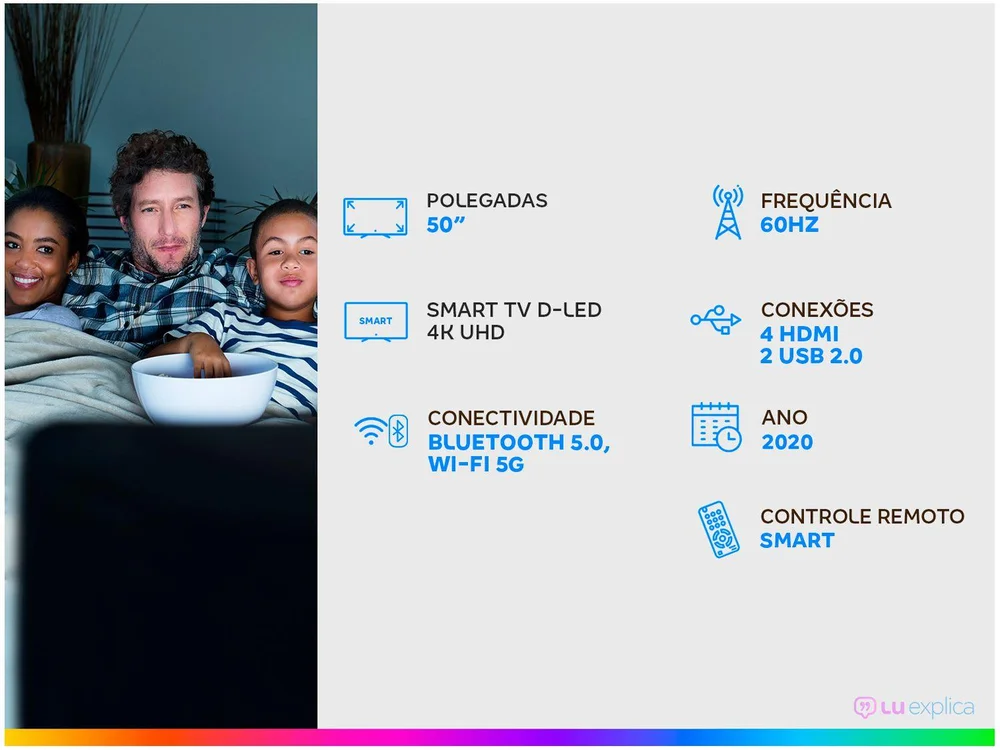 Smart Tv Philips 50 Polegadas, AMBilight Led Ultra HD 4k 50pug7907-78 Smart Tv Philips 50 Polegadas, AMBilight Led Ultra HD 4k 50pug7907-78