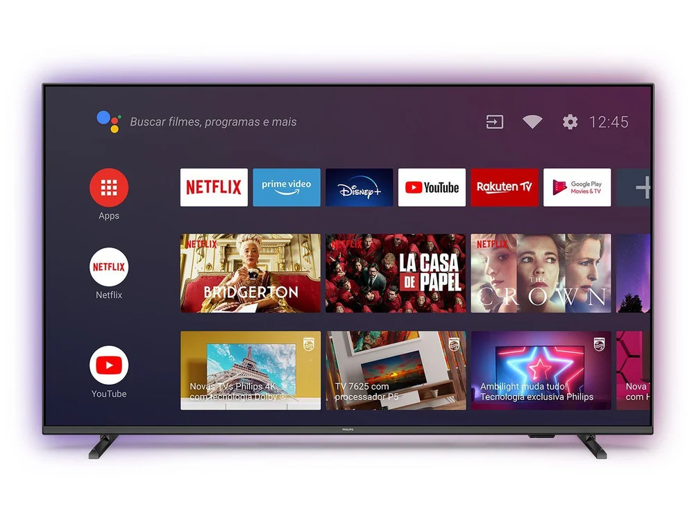 Smart Tv Philips 50 Polegadas, AMBilight Led Ultra HD 4k 50pug7907-78 Smart Tv Philips 50 Polegadas, AMBilight Led Ultra HD 4k 50pug7907-78