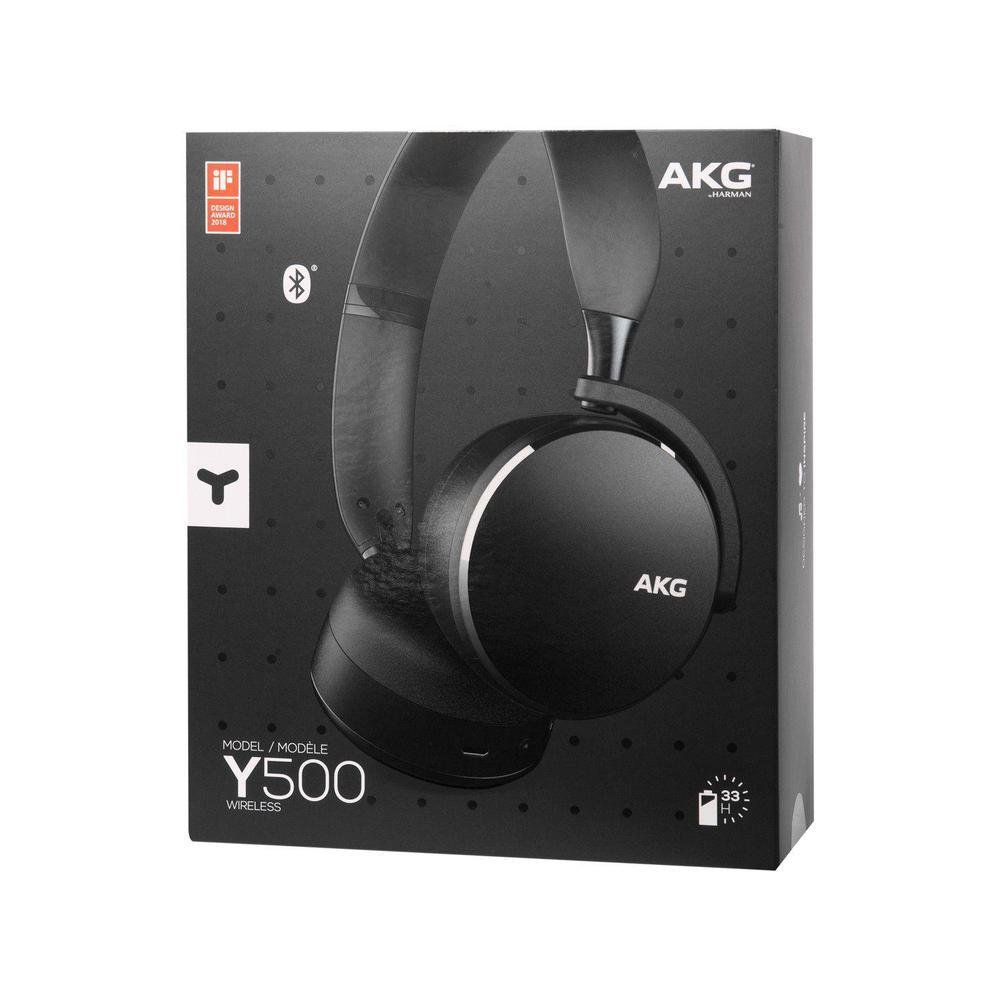 Headphone Bluetooth AKG Y500 Preto | KaBuM!