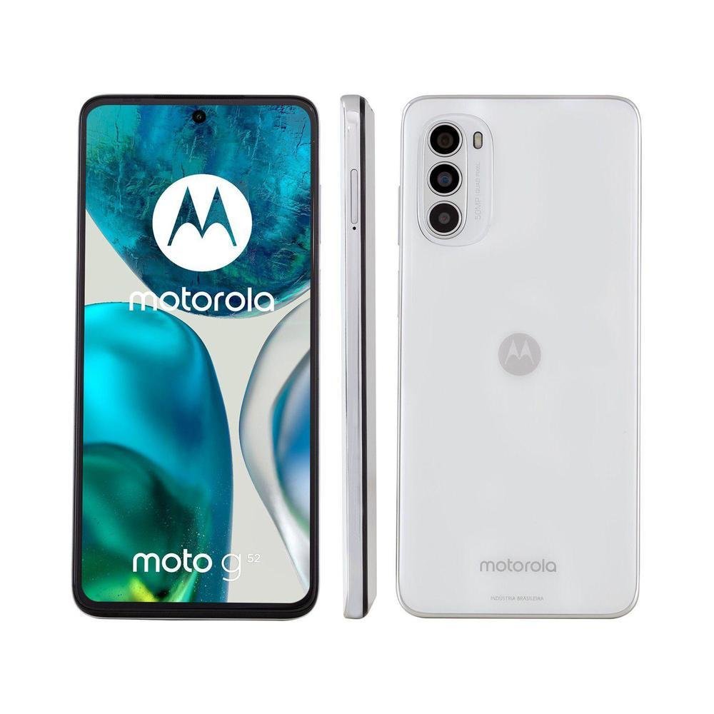 Smartphone Motorola Moto G52 128GB Branco 4G Octa-