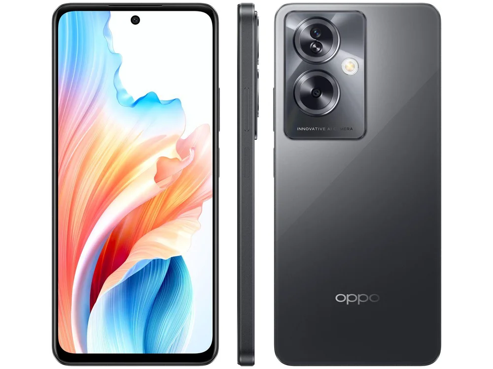 Smartphone OPPO A79 256GB Preto 5G 8GB + 8GB (RAM+
