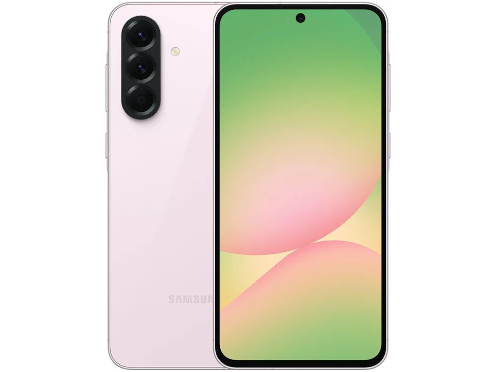 Smartphone Samsung Galaxy A56 128GB - Rosa, 5g, Câmera Tripla 50mp, Ram 8GB, Tela 6.7" Smartphone Samsung Galaxy A56 128GB - Rosa, 5g, Câmera Tripla 50mp, Ram 8GB, Tela 6.7"