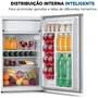 Frigobar Mondial 120L Branco e Cinza com Gaveta FGB-01-W120