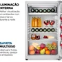 Frigobar Mondial 120L Branco e Cinza com Gaveta FGB-01-W120