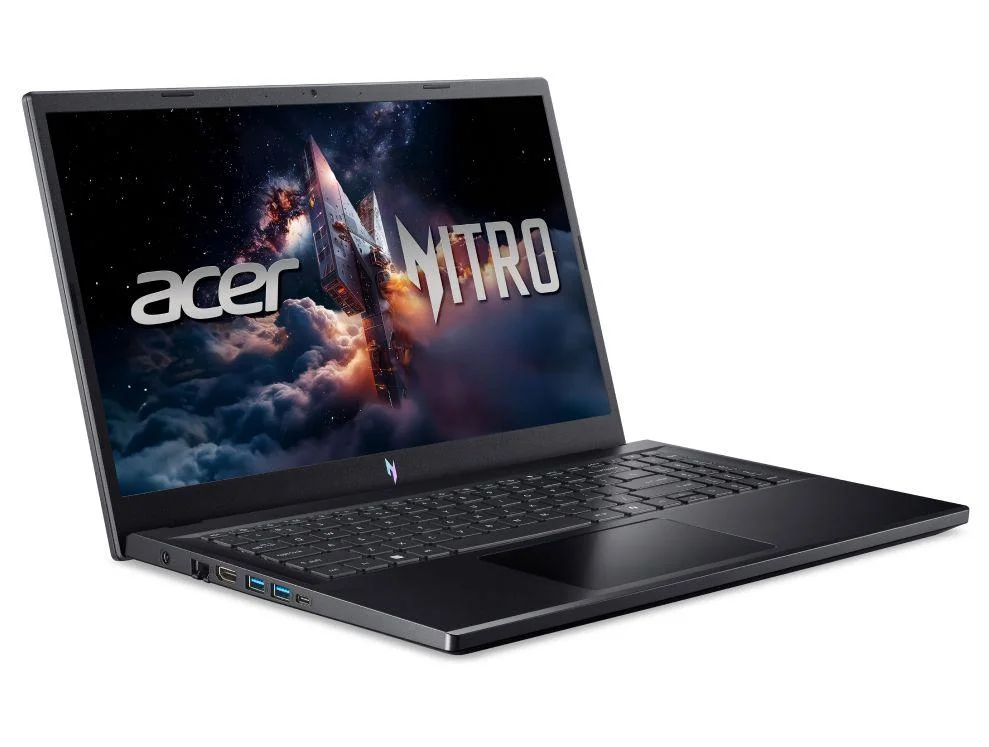 Notebook Gamer Acer Nitro V15 Intel Core i5 512GB SSD 16GB RAM 15.6” Full HD 165Hz IPS NVIDIA RTX 4050 6GB Linux ANV15-52-52XM