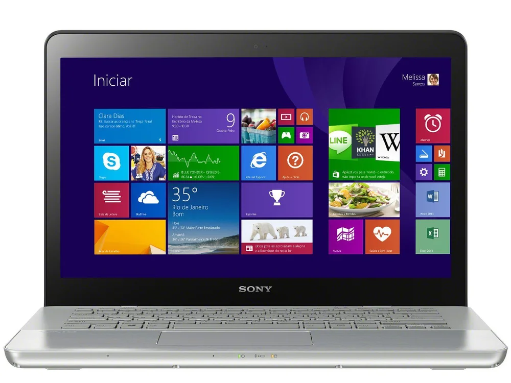 Notebook Sony VAIO Fit SVF14A17PBS Intel Core i7