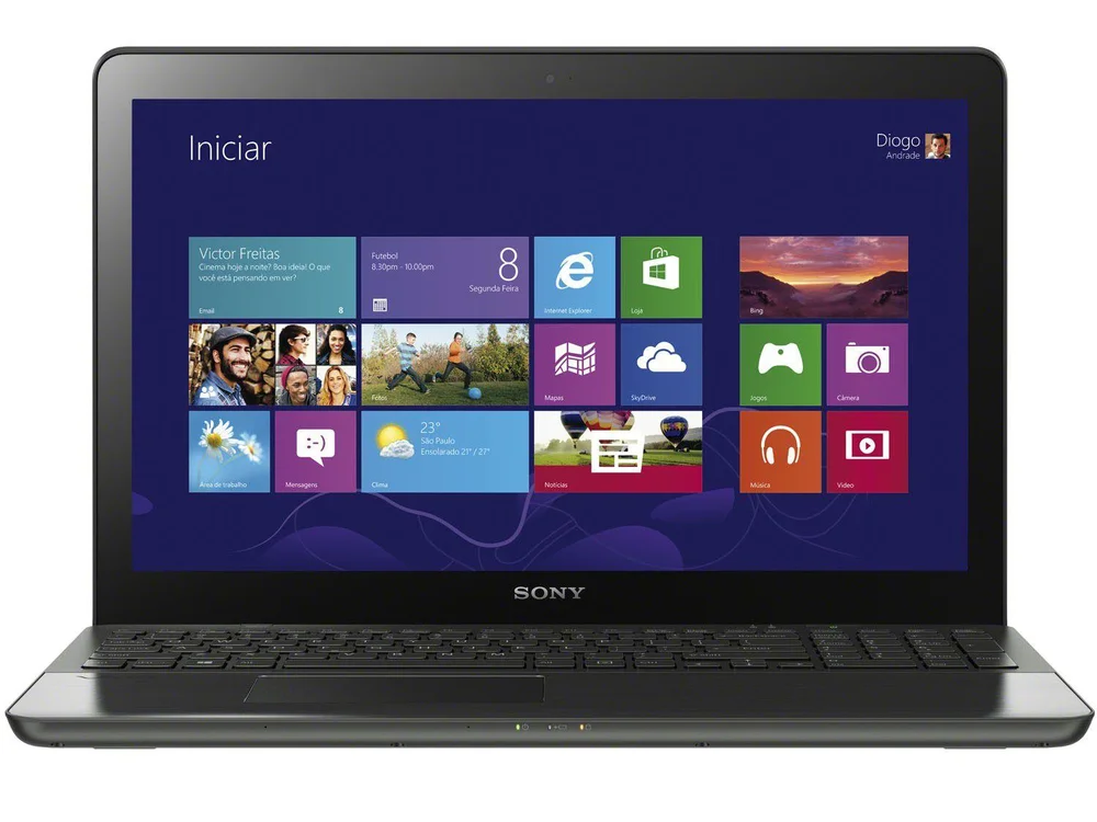 Notebook Sony VAIO Fit SVF15A17CBB Intel Core i7