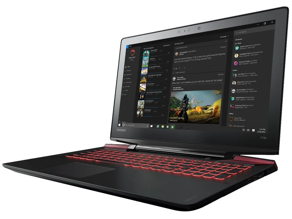 Notebook Lenovo Y700 Intel Core i7 6ª Geração