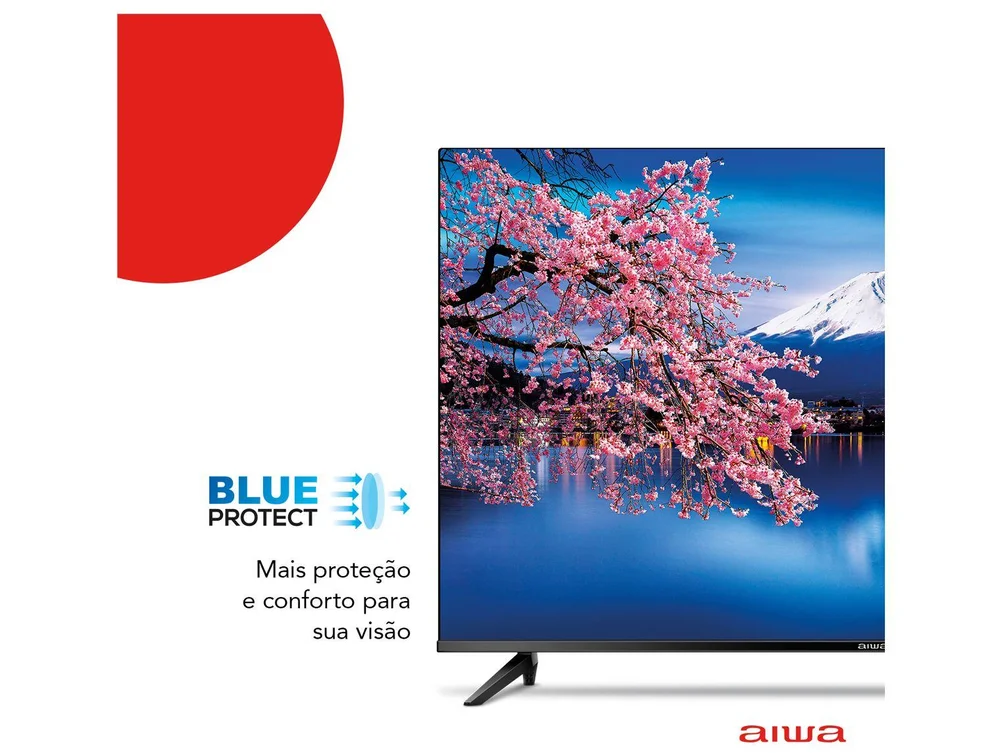 Smart TV 43” Aiwa Full HD D-LED IPS TV-43-BL Linux