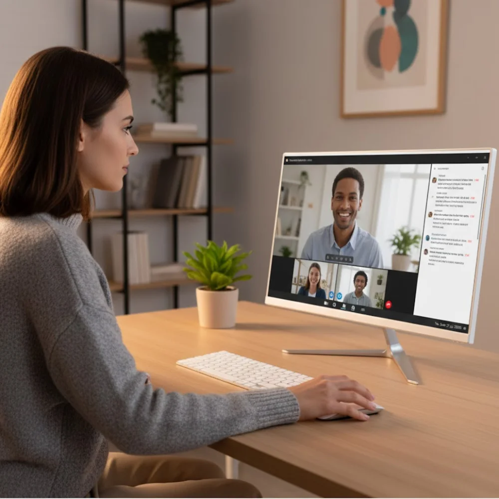 "Computador All In One i5 Tela 21,5"" Full Hd, SSD 512gb 8GB Ram, HDMI Vga Audio P2, Com Teclado E Mouse Sem Fio" em Campinas - foto 2