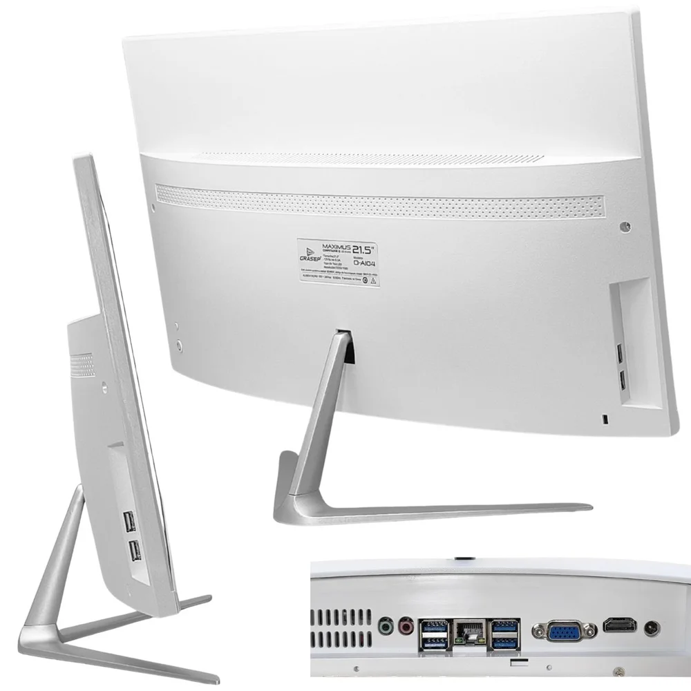"Computador All In One i5 Tela 21,5"" Full Hd, SSD 512gb 8GB Ram, HDMI Vga Audio P2, Com Teclado E Mouse Sem Fio" em Campinas - foto 5