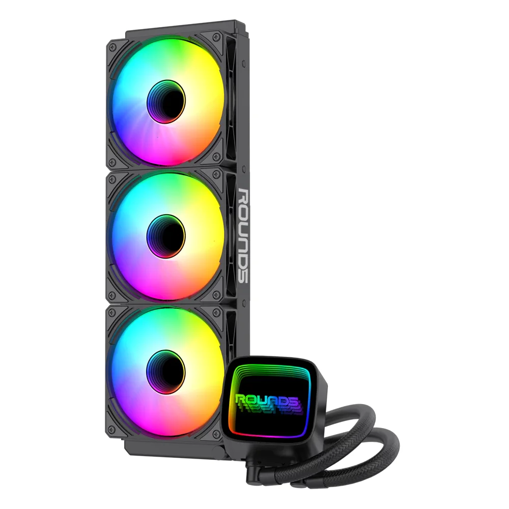 Water Cooler Round5 Eurus Black ARGB 360mm - 7506