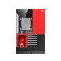 Gabinete Gamer Redragon Eternal Pro Preto E Vermelho Sem Fans Com Tela Lcd Ca-613br