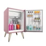 Frigobar Retrô  76 Litros Brastemp Rose Quartz- Bra08mo - 110v