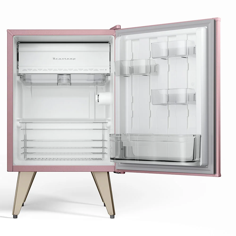 Frigobar Retrô 76 Litros Brastemp Rose Quartz- Bra08mo - 110v Frigobar Retrô 76 Litros Brastemp Rose Quartz- Bra08mo - 110v