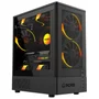 Gabinete Gamer PCyes Kauri Black Vulcan, Lateral Em Vidro Temperado, Usb 3.0,  Micro Atx, Preto - Gkribv