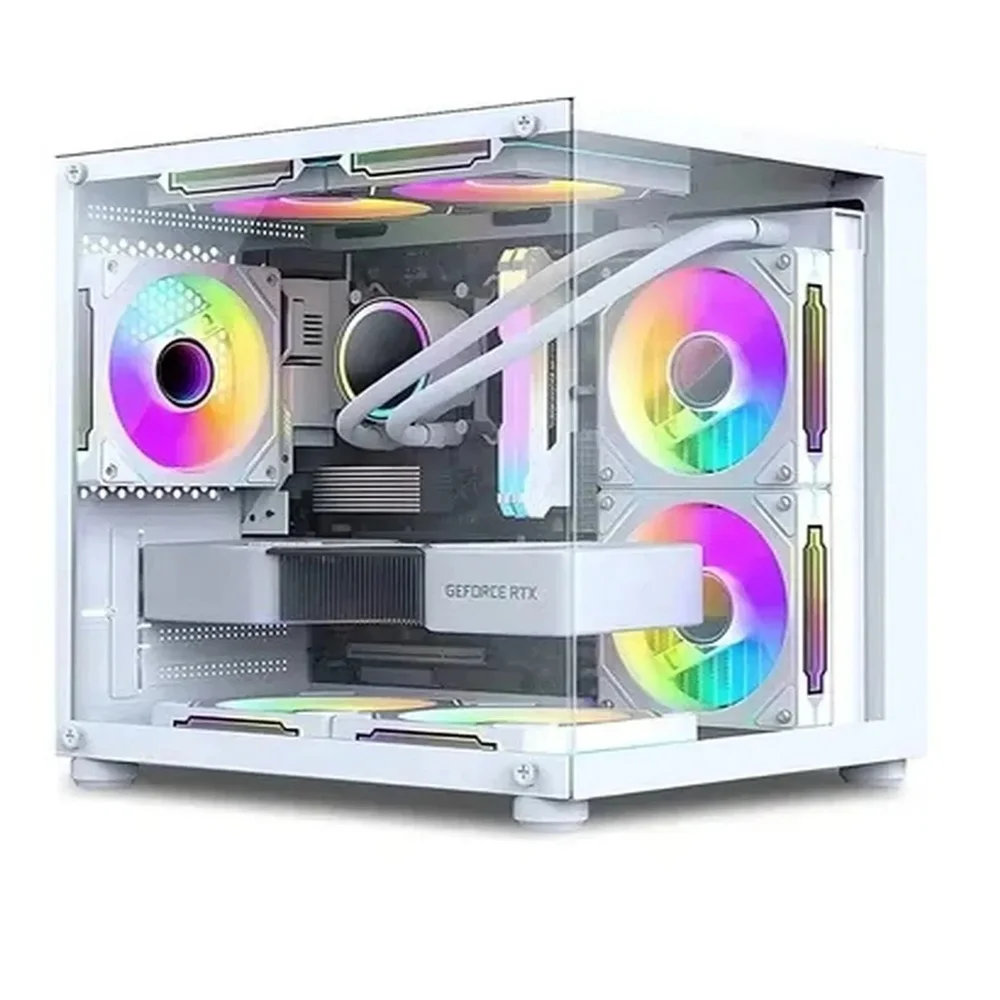 PC Gamer Branco Intel i7 Placa De Vídeo Rx 550 4gb Memoria Ram 16gb SSD 480GB