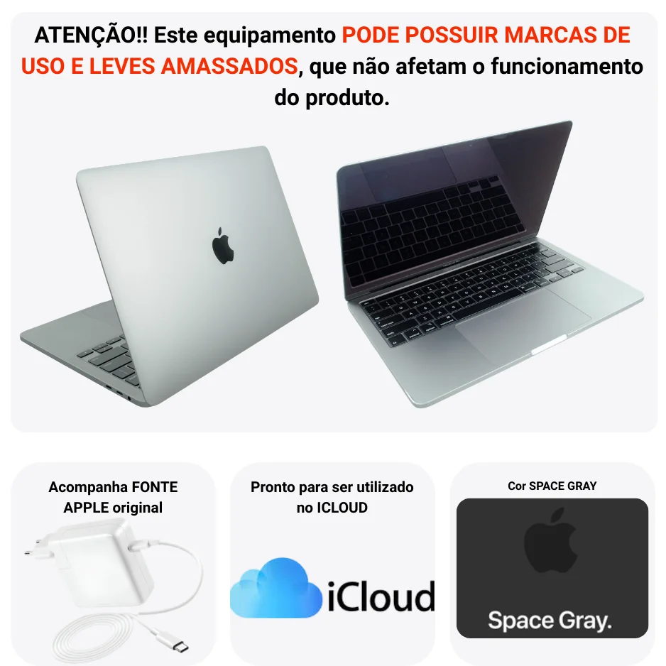 MacBookPro 13インチ A 2251 16GB 512GB Produtos com até 15 OFF no PIX KaBuM