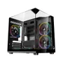 Gabinete Gamer Rise Mode Galaxy Full Glass X Mini Vidro Temperado USB 3.0 S/ Fan Preto - RM-CA-FGXN-B