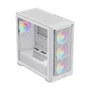 Gabinete Gamer Gamemax Defender Mb Wh, M-atx, Vidro Temperado, 3 Fans