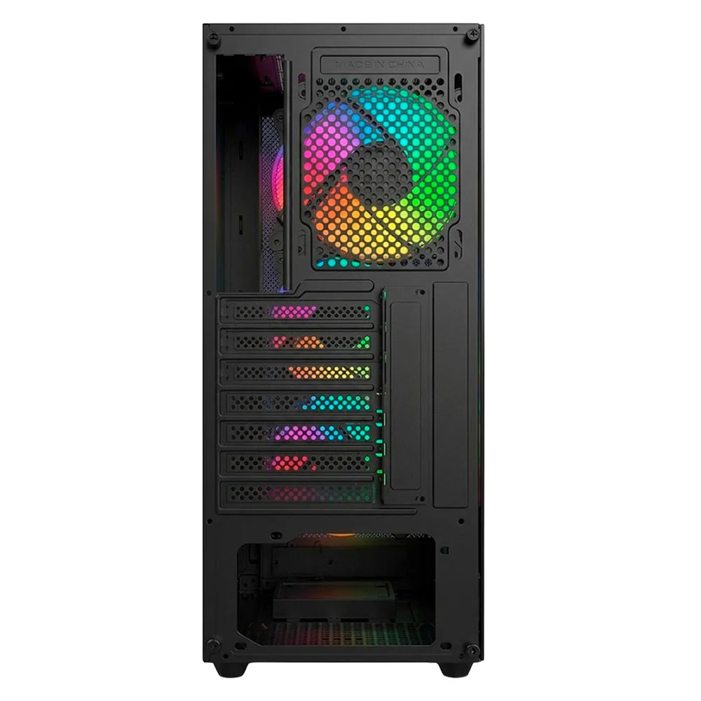 Gabinete Gamer C3tech, Lateral Em Vidro, Usb 3.0, Preto - Gab100 Gabinete Gamer C3tech, Lateral Em Vidro, Usb 3.0, Preto - Gab100