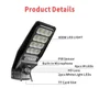 Câmera Ip 5mp Com Sensor Pir E Lâmpada De Rua LED 400w Solar Knup Lb-ca229