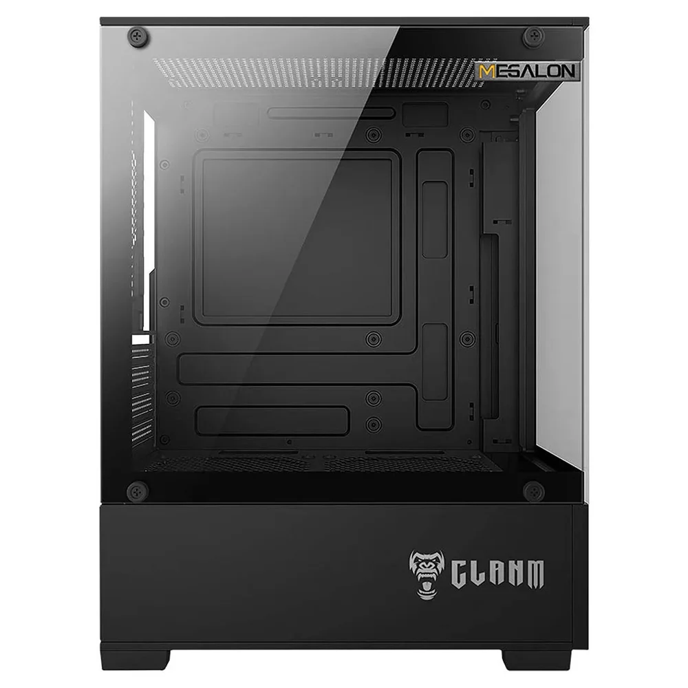 Gabinete Gamer Clanm Megalon mATX Vidro Temperado 3mm 1HD 1SSD USB 3.0 + 2.0
