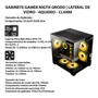 Gabinete Clanm Grodd Preto mATX/mini-ITX VGA 320mm Cooler 160mm 1HD 3SSD ATX