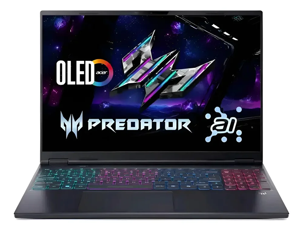 Notebook Gamer Acer Predator Helio Neo, Intel Core Ultra 9 275hx, 32GB RAM, RTX 5070 Ti, SSD 1TB, Tela 16"" OLED, Windows 11