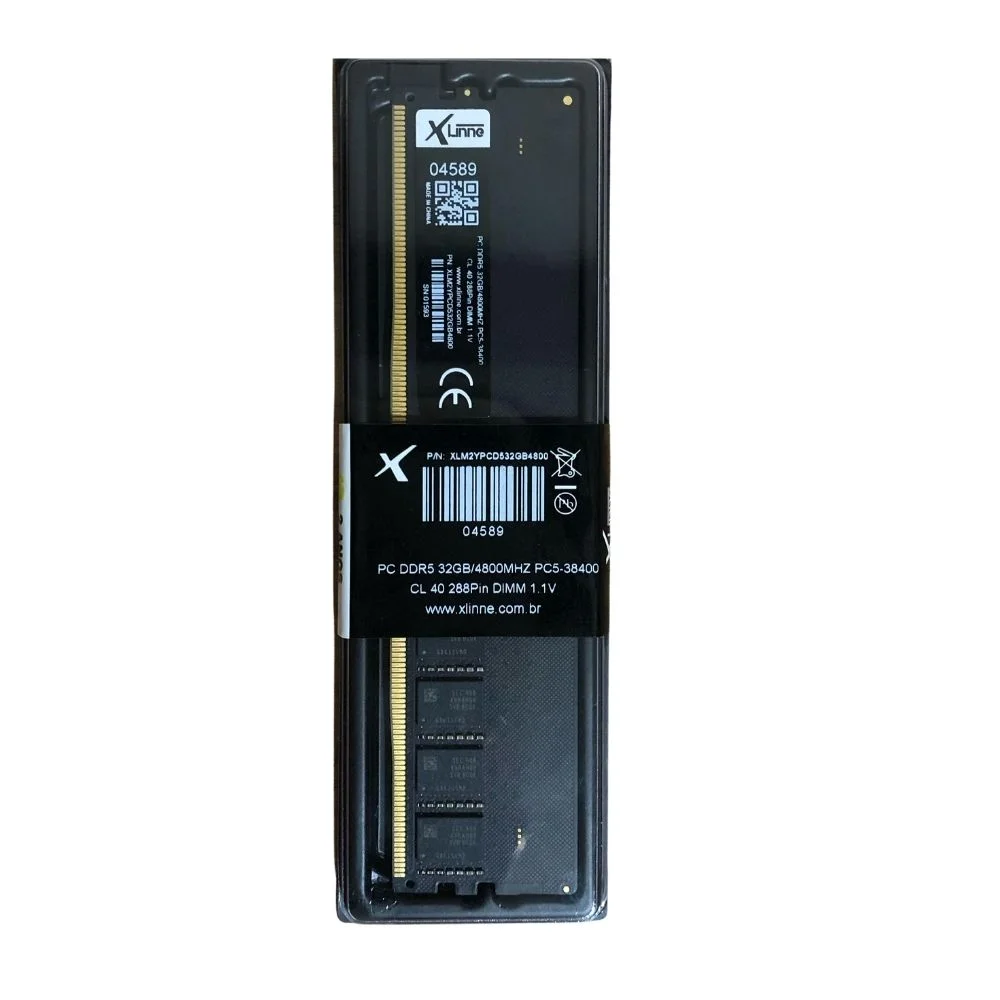 Memoria PC Ddr5 32gb 4800mhz 38400 Cl40 288pin Box Pn: Xlm2ypcd532gb4800 Memoria PC Ddr5 32gb 4800mhz 38400 Cl40 288pin Box Pn: Xlm2ypcd532gb4800