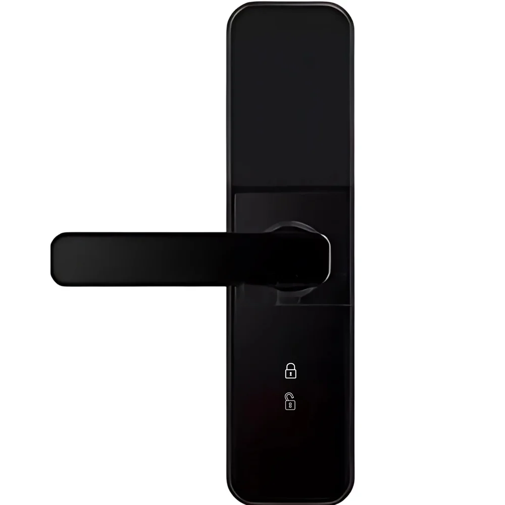 Fechadura Digital Biométrica Com Senha Cartão Rfid E Chave Segurança Alta Para Porta Residencial
