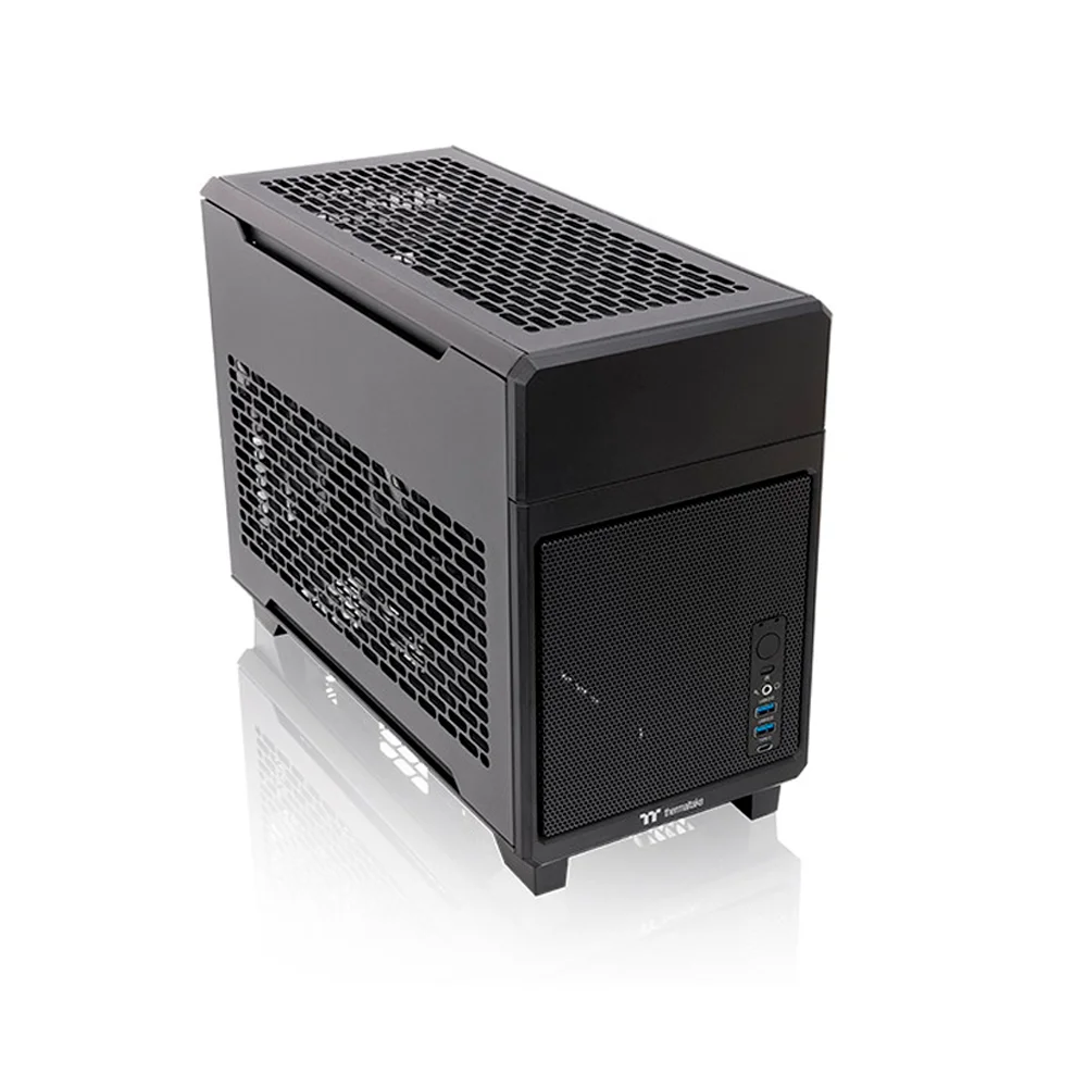 Gabinete Gamer Thermaltake Tr 100 Mini Case Mini Itx Sfx Preto