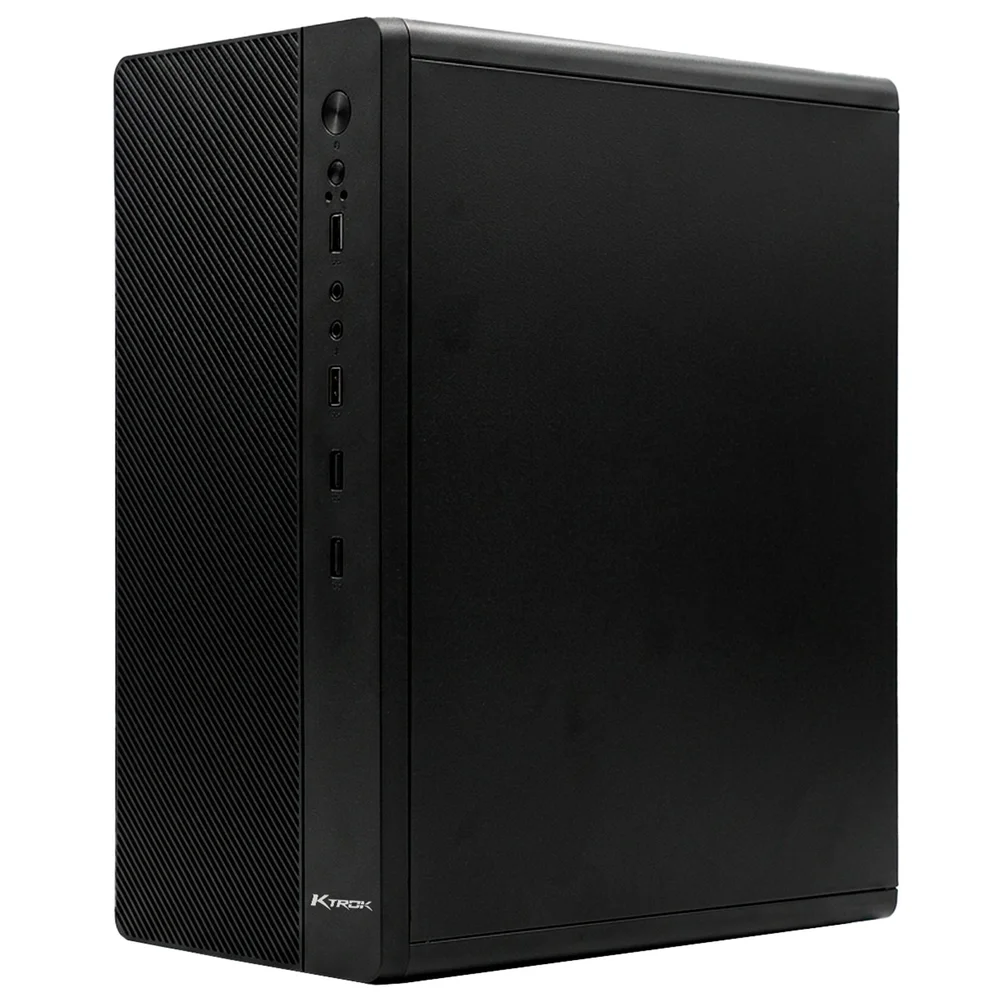 Gabinete Office Ktrok Kt-m29, Ultra Compacto, Usb, Audio Frontal, Micro-atx, Mini-itx - Preto Gabinete Office Ktrok Kt-m29, Ultra Compacto, Usb, Audio Frontal, Micro-atx, Mini-itx - Preto