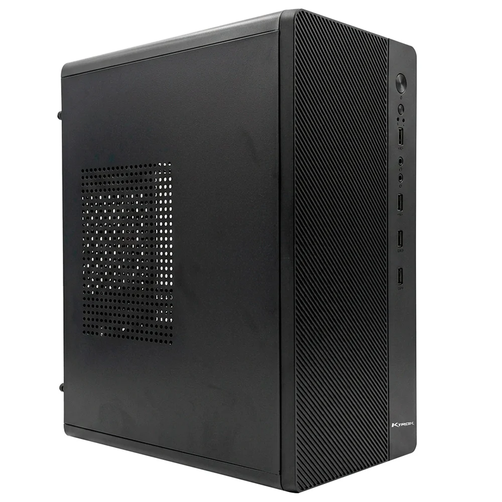Gabinete Office Ktrok Kt-m29, Ultra Compacto, Usb, Audio Frontal, Micro-atx, Mini-itx - Preto Gabinete Office Ktrok Kt-m29, Ultra Compacto, Usb, Audio Frontal, Micro-atx, Mini-itx - Preto