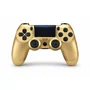 Controle Sem Fio Compatível Com Play4 Ps4 Playstation 4 / Slim / Pro / PC E Smart Tvs Samsung Cor Dourado