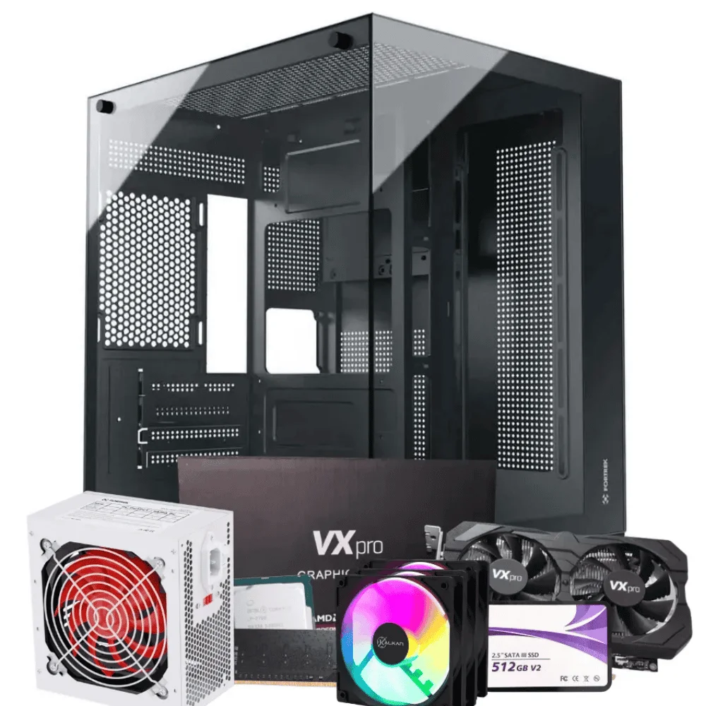 PC Gamer i77700 RX 580 8GB 16GB SSD 512GB RGB