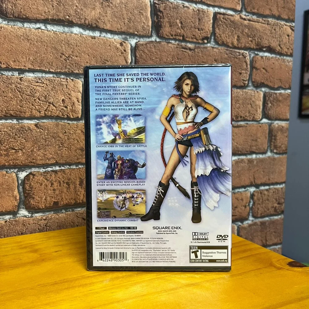 Jogo Final Fantasy X-2 Ps2 Original Lacrado