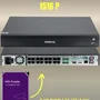 Gravador De Vídeo Nvd 1516-p Intelbras 16 Canais Poe Hd 1TB Purple