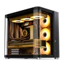 Gabinete Premium Jonsbo Tk-2 Black Atx Panorâmico Vidro Temperado Usb-c Preto
