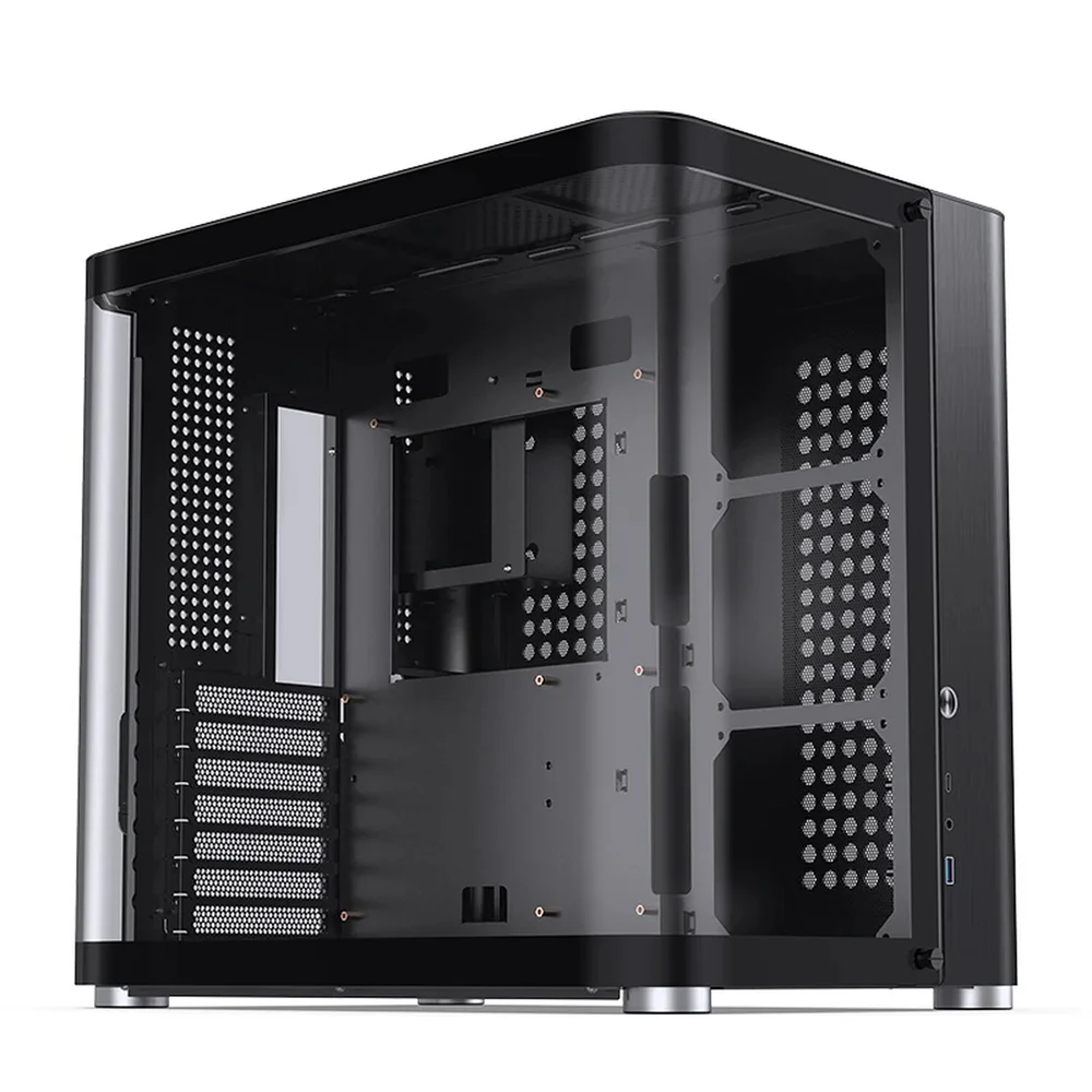Gabinete Premium Jonsbo Tk-2 Black Atx Panorâmico Vidro Temperado Usb-c Preto Gabinete Premium Jonsbo Tk-2 Black Atx Panorâmico Vidro Temperado Usb-c Preto