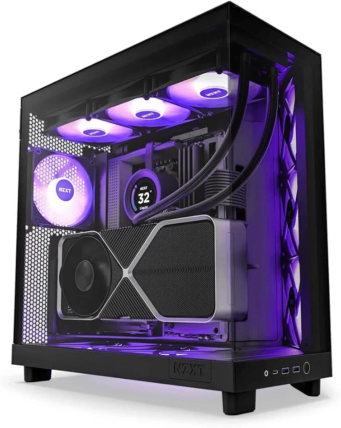 PC Gamer High End Ryzen 7 9800x3d Rtx 5060 ti 16gb,16gb Ddr5 1tb Nvme WINDOWS 11 Pro Nzxt H6 Flow